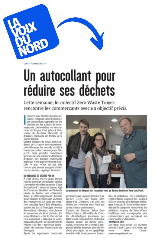 Article Voix du Nord